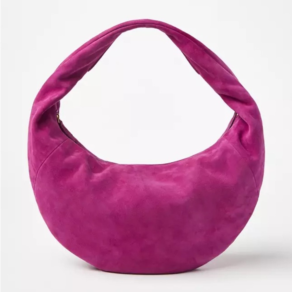 Suede Hobo Bag